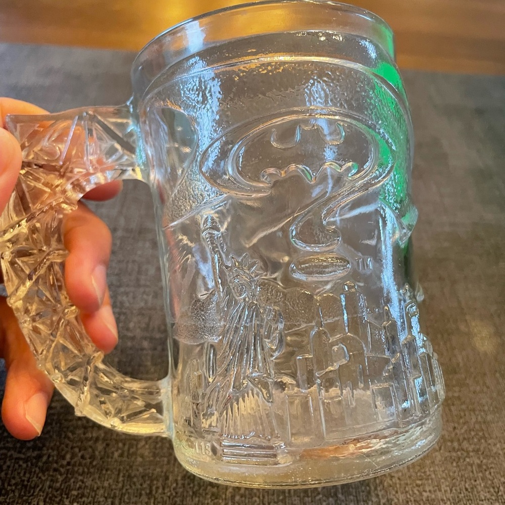 Batman forever McDonald’s glass mugs